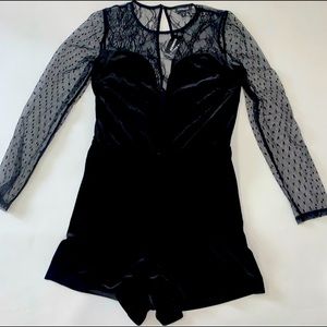 Used express black Romper size L